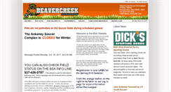 Desktop Screenshot of beavercreeksoccer.com